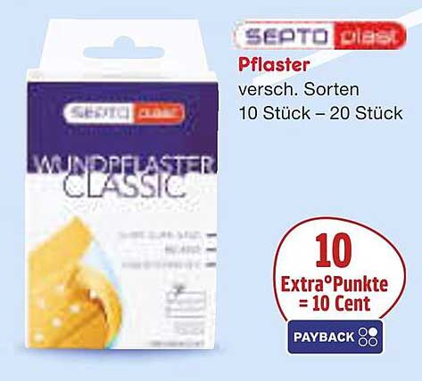 SEPTON Pflaster – verschiedene Sorten, 10 Stück – 20 Stück