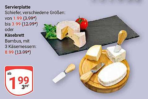 Servierplatte aus Schiefer - verschiedene Größen