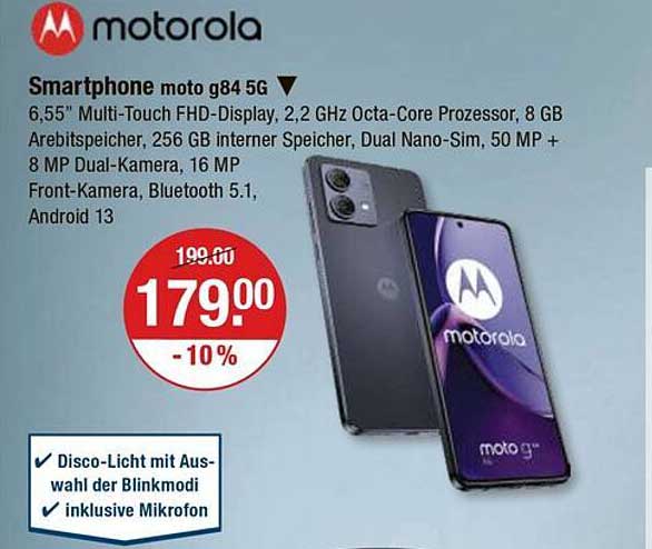 Smartphone moto g84 5G