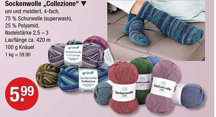 Sockengarn Collezione – hochwertige Sockenwolle für kreative Stricker