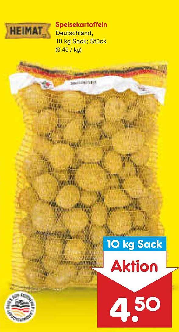 Speisekartoffeln, 10 kg Sack, Aktion