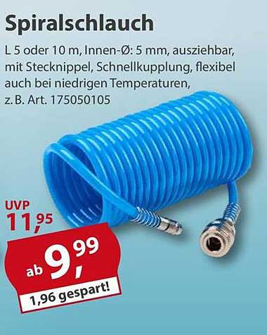 Spiralschlauch 5 oder 10 m - Flexibel für jede Anwendung