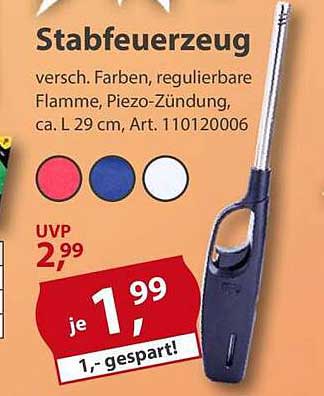 Stabfeuerzeug – vielseitig und praktisch