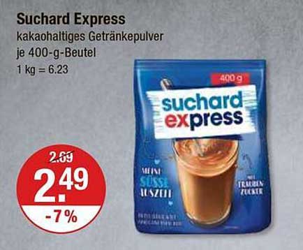 Suchard Express kakaohaltiges Getränkepulver 400 g