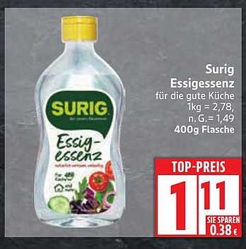 Surig Essigessenz 400g