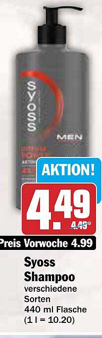 Syoss Shampoo verschiedene Sorten 440 ml
