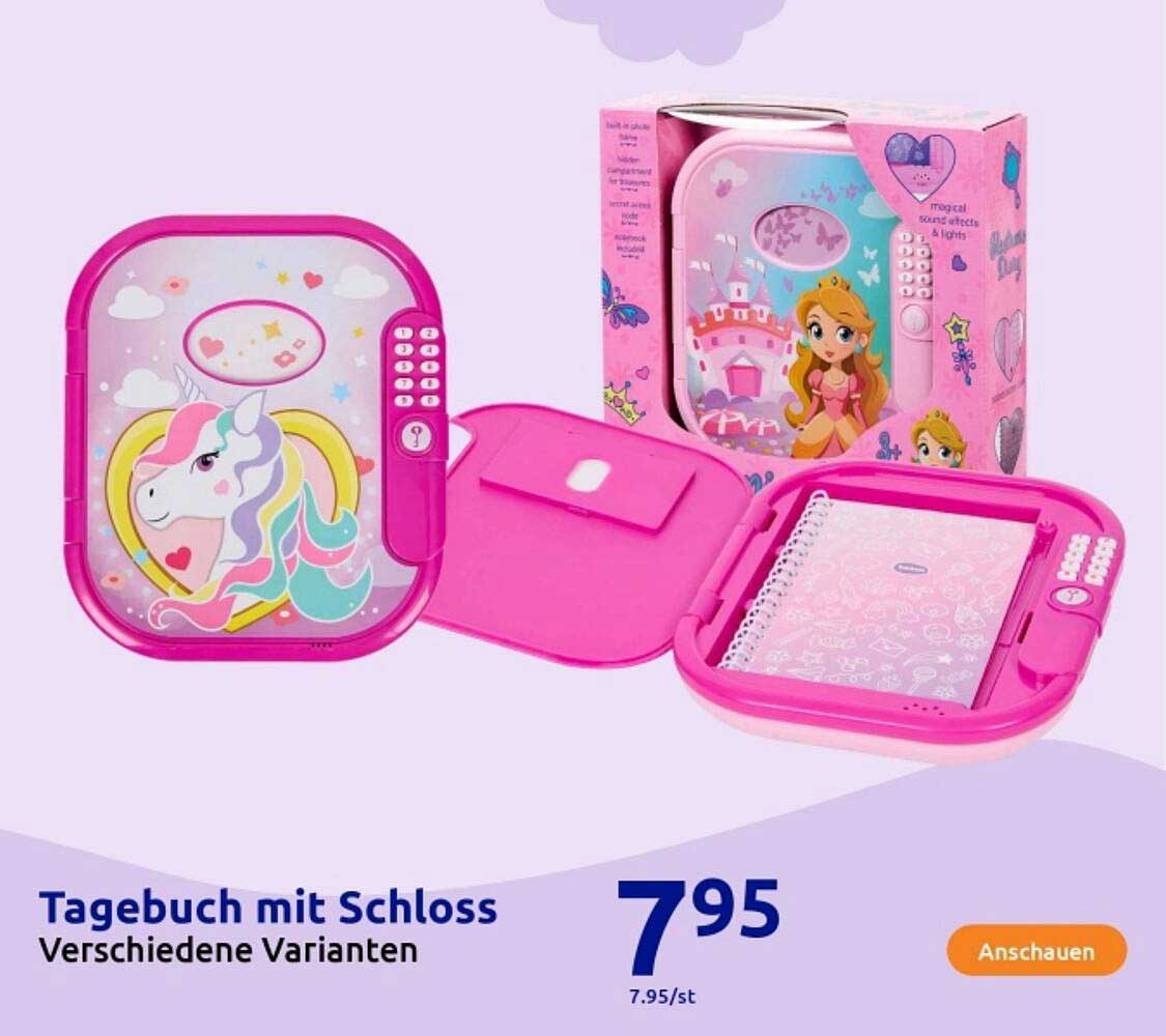 Tagebuch mit Schloss - Verschiedene Varianten