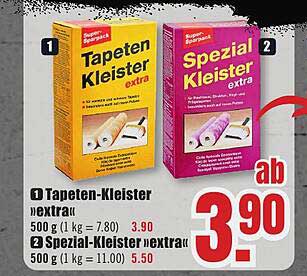 Tapeten-Kleister extra & Spezial-Kleister extra