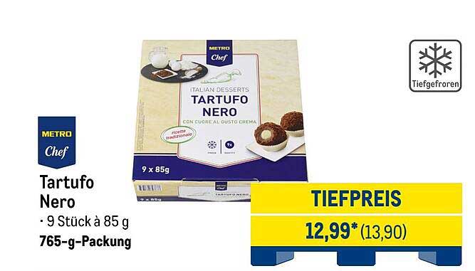 Tartufino Nero - Italienische Desserts