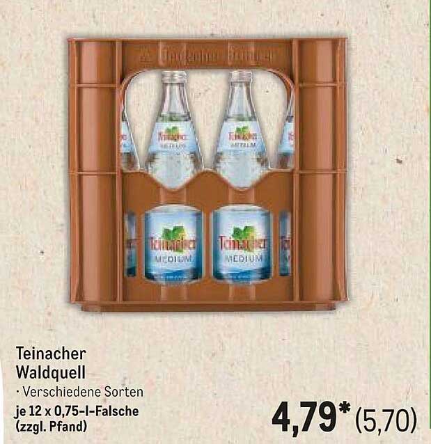 Teinacher Waldquell - verschiedene Sorten