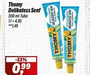 Thomy Delikatess Senf 200 ml Tube