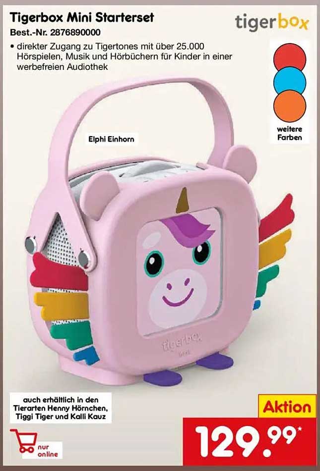 Tigerbox Mini Starterset – Elphi Einhorn