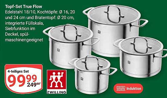 Topf-Set True Flow - 4-teiliges Set von ZWILLING