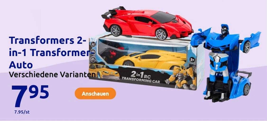 Transformers 2-in-1 Transformator Auto - Verschiedene Varianten