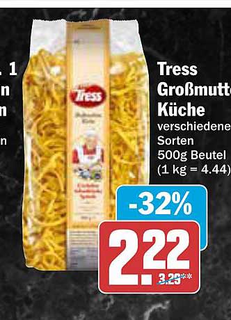Tress Großmutters Küche verschiedene Sorten 500g Beutel