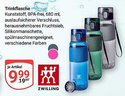Trinkflasche ZWILLING, 680 ml, BPA-frei