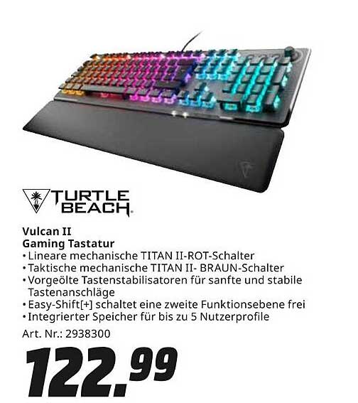 Turtle Beach Vulcan II Gaming Tastatur