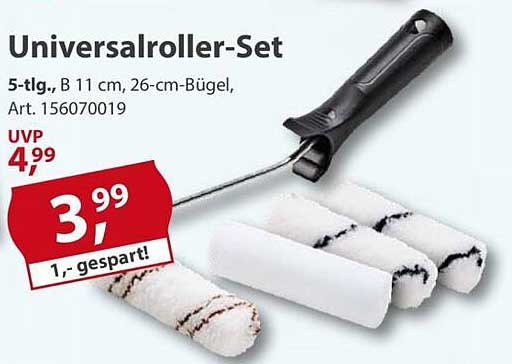 Universalroller-Set 5-tlg., B 11 cm, 26-cm-Bügel