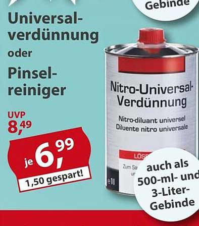 Universalverdünnung oder Pinselreiniger