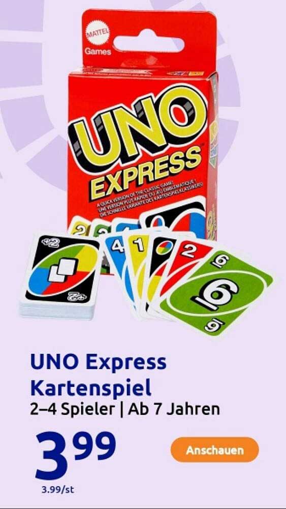UNO Express Kartenspiel