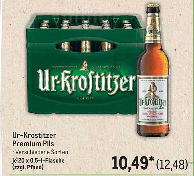 Ur-Krostitzer Premium Pils 20 x 0,5-l-Flasche