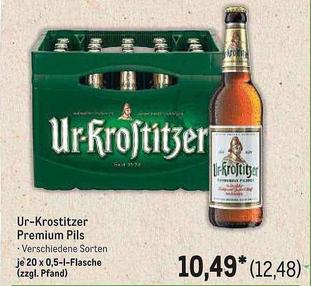 Ur-Krostitzer Premium Pils - Verschiedene Sorten