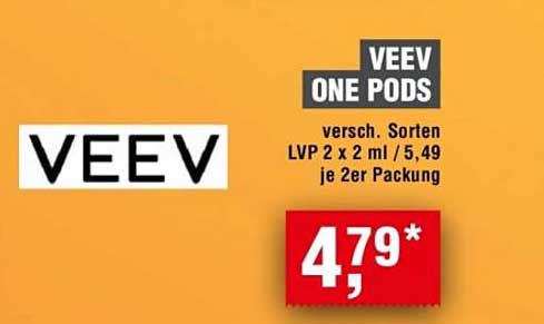 VEEV ONE PODS - Verschiedene Sorten im Angebot