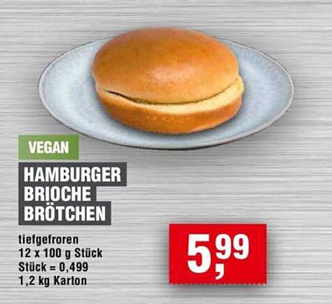 VEGAN HAMBURGER BRIOCHE BRÖTCHEN