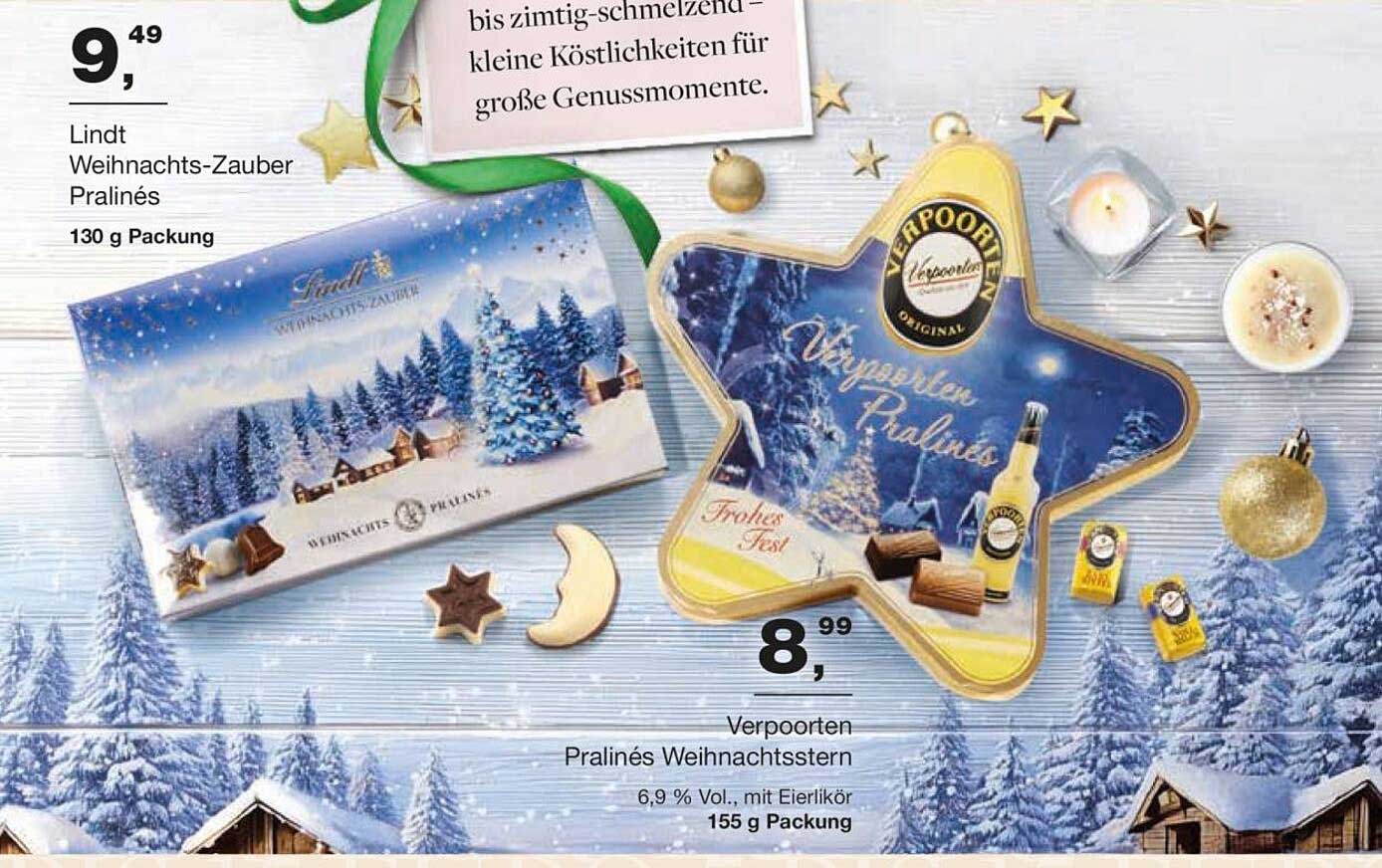 Verpoorten Pralinés Weihnachtsstern
