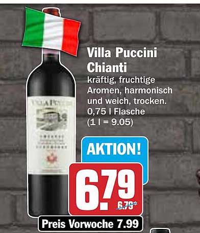 Villa Puccini Chianti 0,75 l Flasche