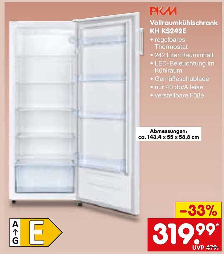 Vollraumkühlschrank KH KS242E