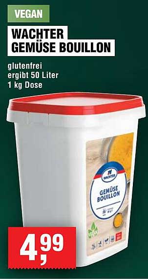 Wachter Gemüse Bouillon 1 kg Dose