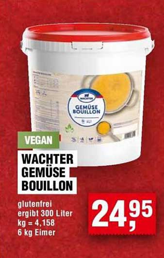 Wachter Gemüse Bouillon 6 kg Eimer