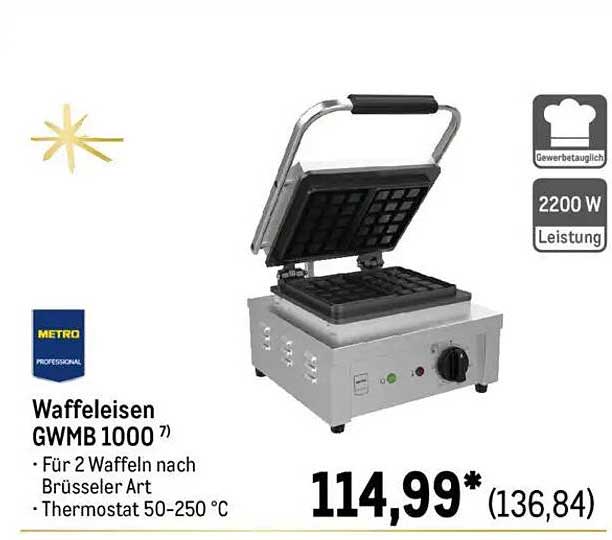 Waffeleisen GWMB 1000