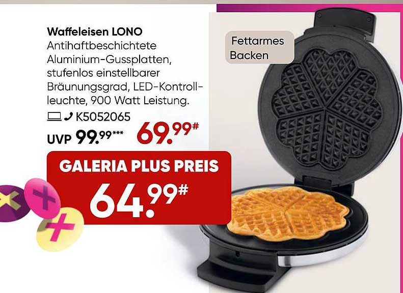 Waffeleisen LONO