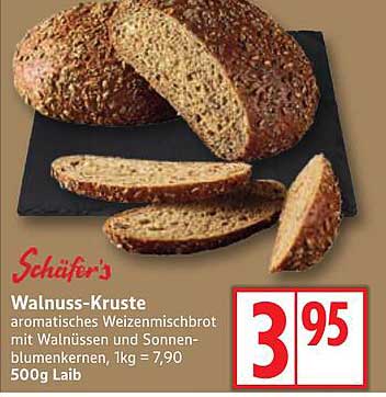 Walnuss-Kruste - aromatisches Weizenmischbrot