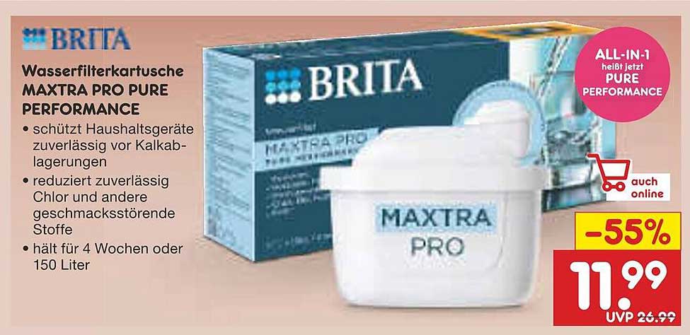 Wasserfilterkartusche MAXTRA PRO PURE PERFORMANCE