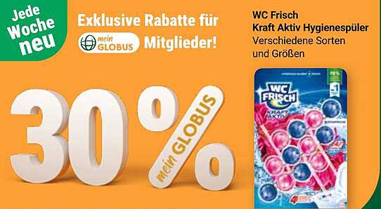 WC Frisch Kraft Aktiv Hygienespüler - Verschiedene Sorten und Größen