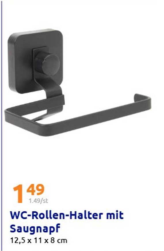 WC-Rollen-Halter mit Saugnapf