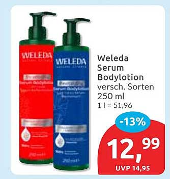 Weleda Serum Bodylotion verschiedene Sorten 250 ml