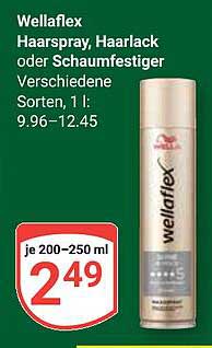 Wellaflex Haarspray, Haarlack oder Schaumfestiger - verschiedene Sorten