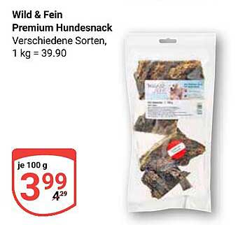 Wild & Fein Premium Hundesnack - Verschiedene Sorten