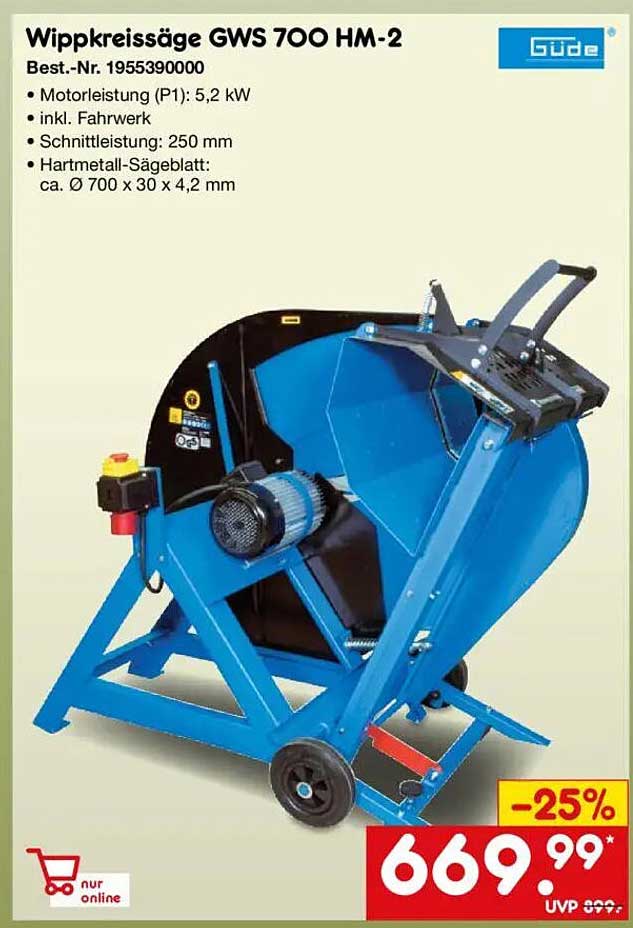Wippkreissäge GWS 700 HM-2