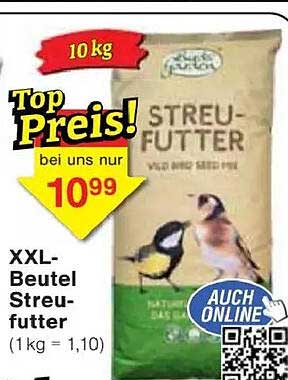 XXL-Beutel Streufutter 10 kg