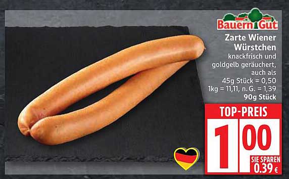 Zarte Wiener Würstchen