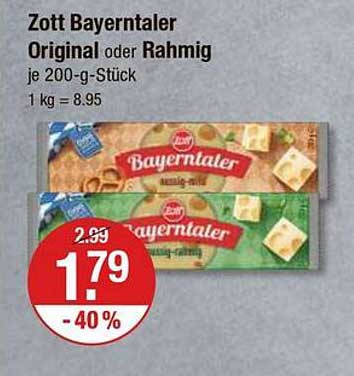 Zott BayernTaler Original oder Rahmig – 40 % Rabatt!