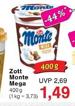 Zott Monte Mega 400 g