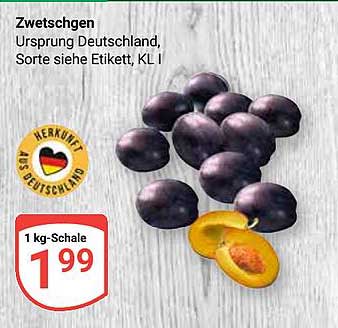 Zwetschgen aus Deutschland, 1 kg