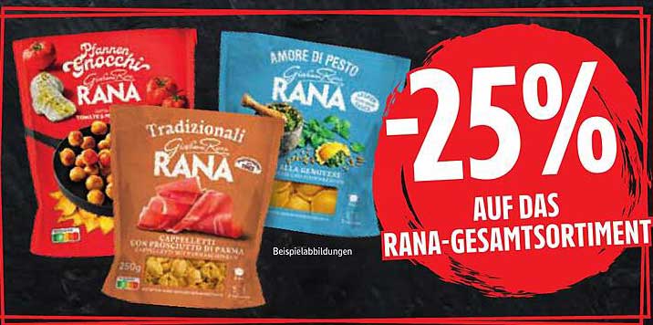 -25% AUF DAS RANA-GESAMTSORTIMENT