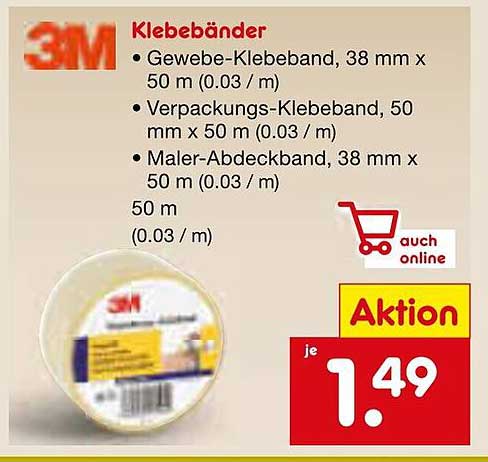3M Klebebänder - vielseitig einsetzbar für jeden Bedarf